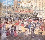 Maurice Prendergast Madison Square oil painting reproduction